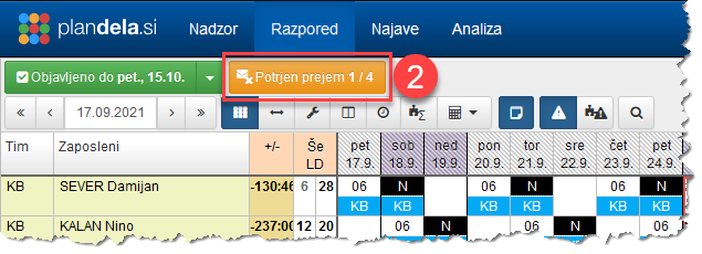 Tool for managing acknowledgments