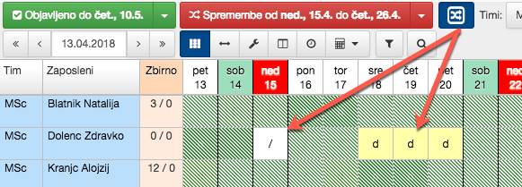Emphasize unpublished plan changes