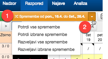 Changes publication tool