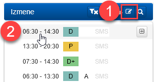 Changing time interval on assignment