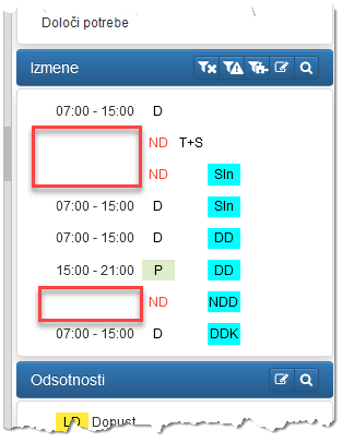 Urniki brez določenih časov od-do