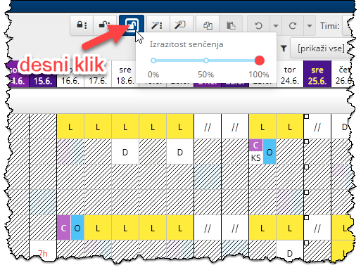 Using enhanced shading