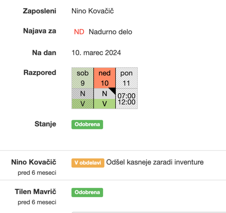 Plan excerpt in Request