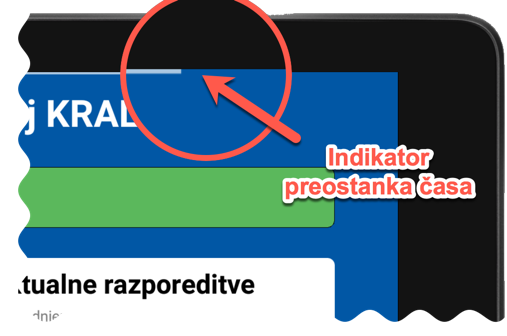 Remaining time indicator